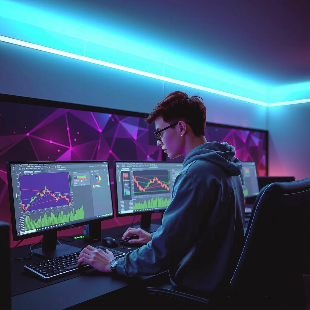 Estudiante utilizando la plataforma Arolotra en su computadora