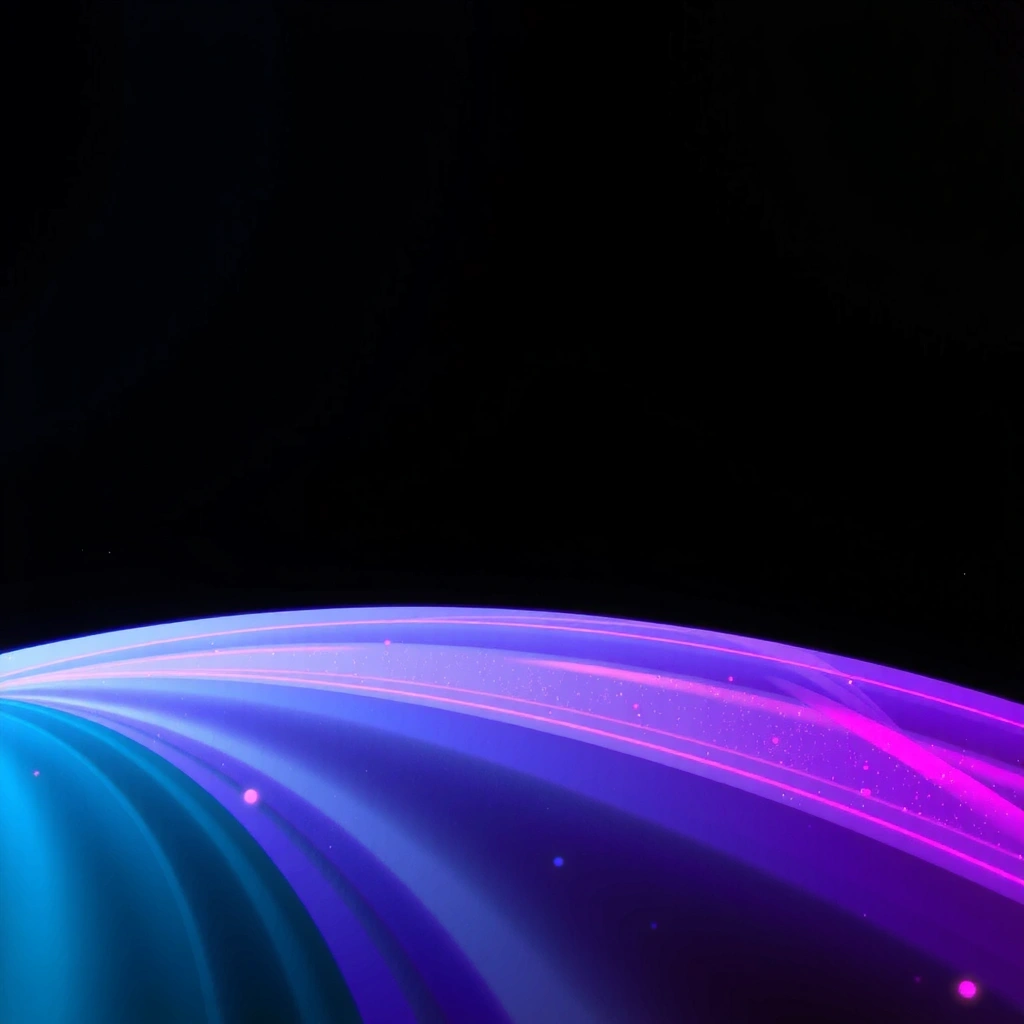 Fondo cósmico abstracto con neones